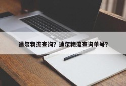 速尔物流查询？速尔物流查询单号？