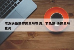 宅急送快递查询单号查询，宅急送 快递单号查询