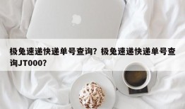 极兔速递快递单号查询？极兔速递快递单号查询JT000？